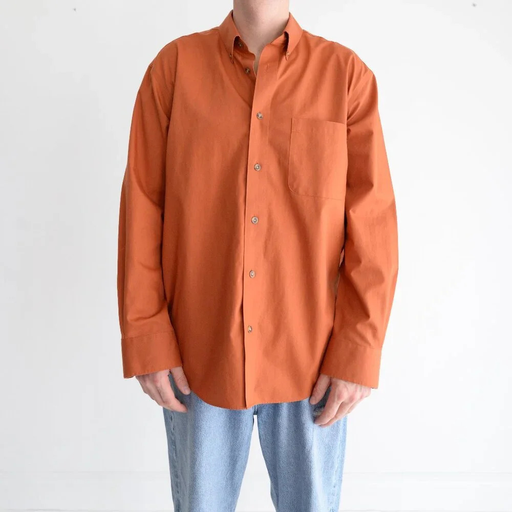 Cabela's Outfitter Series Orange Button  Down Dress Shirt